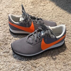 Nike Gray and Orange Women’s Sneakers